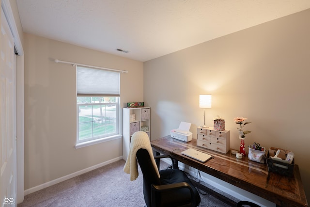 13271 Aquamarine Dr, Carmel, IN 46033 - carpeted home office with baseboards
