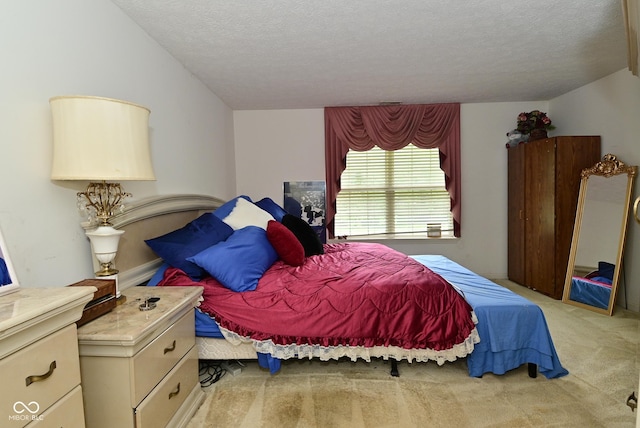 4528 Hunt Master Ct, Indianapolis, IN 46268 - bedroom featuring carpet flooring and a textured ceiling