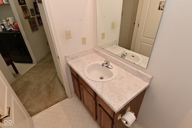 4528 Hunt Master Ct, Indianapolis, IN 46268 - bathroom with vanity