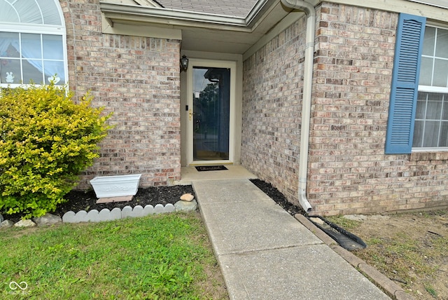 4528 Hunt Master Ct, Indianapolis, IN 46268 - property entrance featuring brick siding