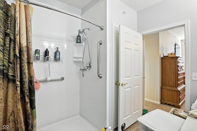 17233 Gunther Blvd Unit 102B, Westfield, IN 46074 - full bath with a shower with shower curtain