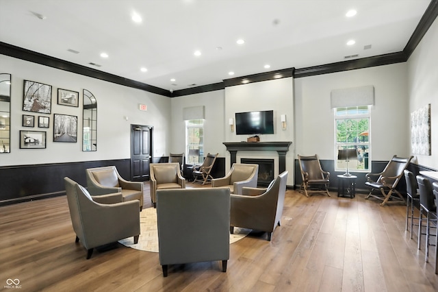 17233 Gunther Blvd Unit 102B, Westfield, IN 46074 - common area featuring crown molding and recessed lighting