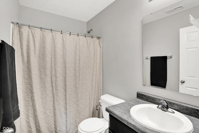 6645 Honeysuckle Way, Pendleton, IN 46064 - bathroom with vanity, toilet, and a shower with curtain