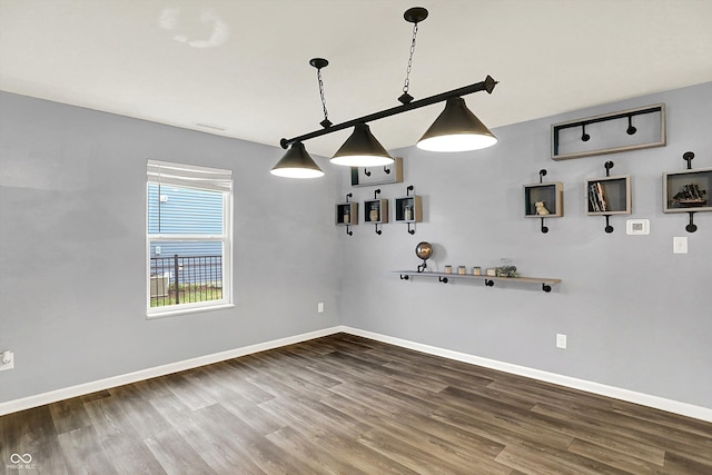 6645 Honeysuckle Way, Pendleton, IN 46064 - unfurnished room featuring wood finished floors and baseboards