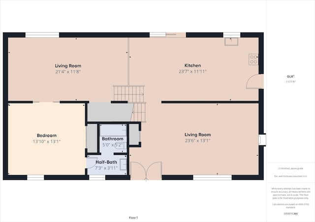 5542 N Olivia Dr, Alexandria, IN 46001 - room layout
