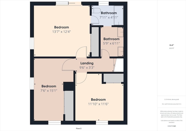 5542 N Olivia Dr, Alexandria, IN 46001 - home floor plan