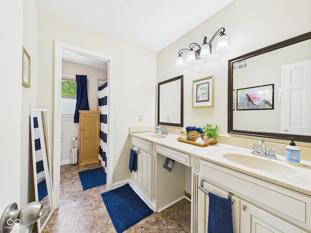 5542 N Olivia Dr, Alexandria, IN 46001 - full bathroom with double vanity