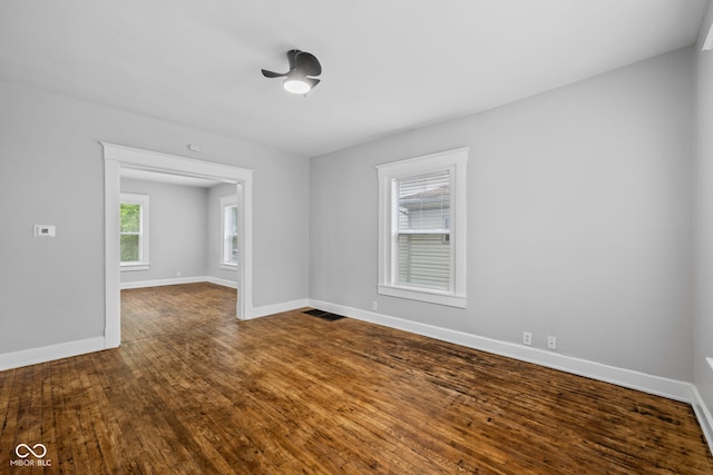 3227 Guilford Ave, Indianapolis, IN 46205 - spare room with wood finished floors and baseboards