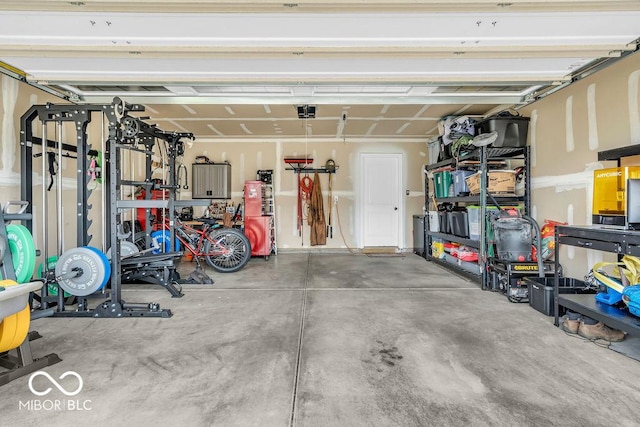 123 Campus Ln, Greenwood, IN 46143 - view of garage