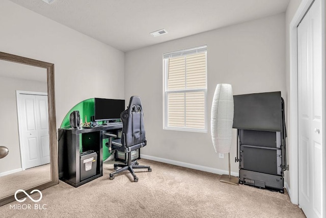 123 Campus Ln, Greenwood, IN 46143 - office with carpet flooring and baseboards