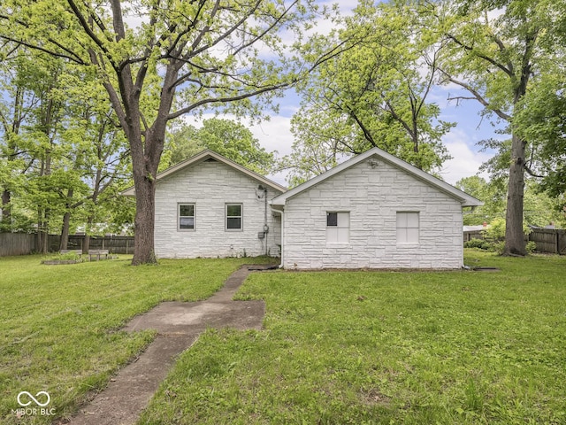 1617 E 52nd St, Indianapolis, IN 46205 - back of house featuring stone siding