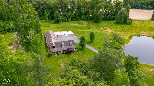 12383 S 25 W, Columbus, IN 47201 - aerial view of property and surrounding area featuring a large body of water