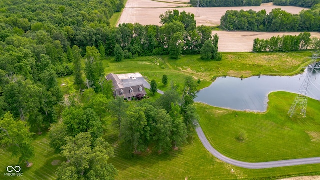 12383 S 25 W, Columbus, IN 47201 - drone / aerial view of a nearby body of water