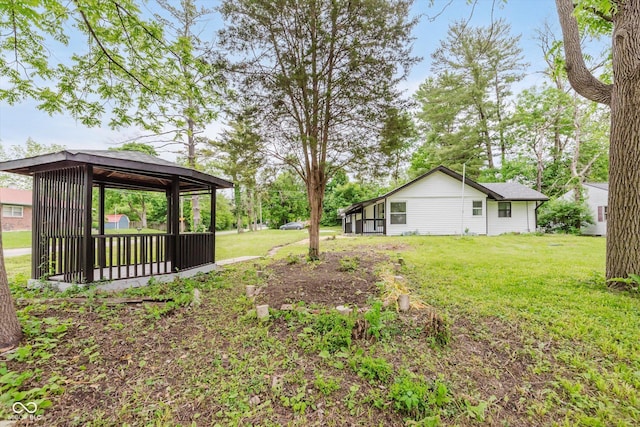 233 N Devon Ave, Indianapolis, IN 46219 - view of green lawn with a gazebo