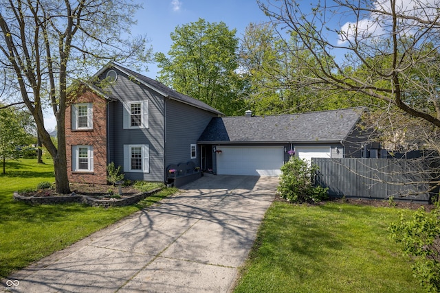 1052 Barley Cir, Carmel, IN 46032 - view of front of home with driveway, an attached garage, and brick siding