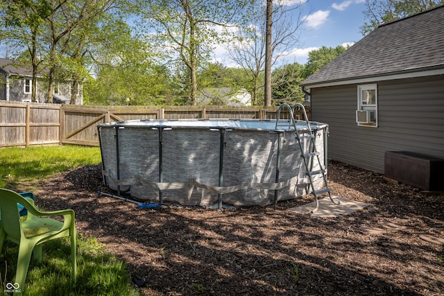 1052 Barley Cir, Carmel, IN 46032 - fenced backyard featuring cooling unit