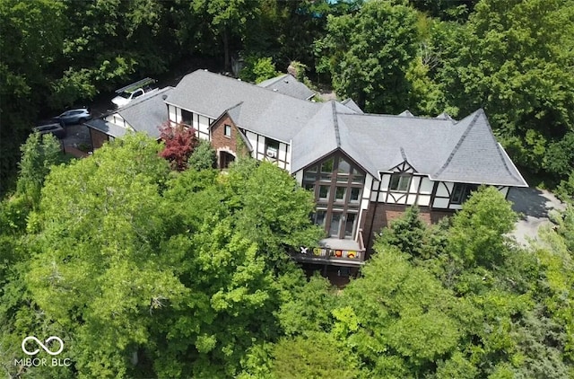6412 Fall Creek Rd, Indianapolis, IN 46220 - aerial view of property and surrounding area