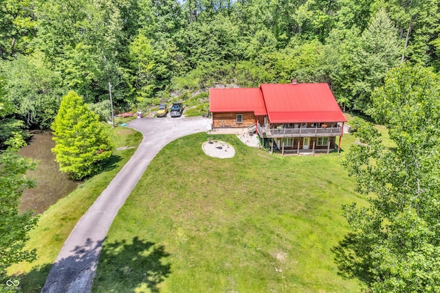 2780 W Grizzly Trl, Martinsville, IN 46151 - view of subject property with a heavily wooded area