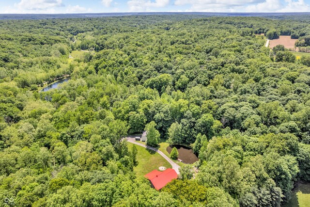 2780 W Grizzly Trl, Martinsville, IN 46151 - drone / aerial view of a forest and a nearby body of water