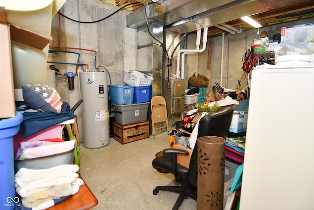 2780 W Grizzly Trl, Martinsville, IN 46151 - unfinished basement with water heater and heating unit