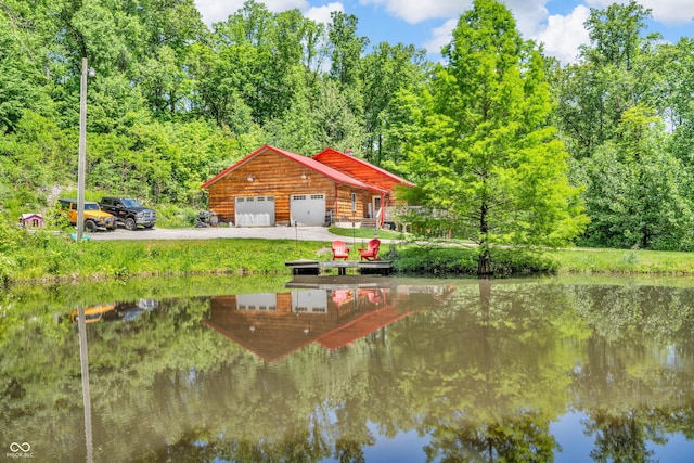 2780 W Grizzly Trl, Martinsville, IN 46151 - water view with a forest