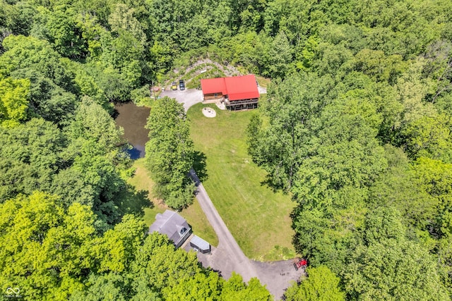 2780 W Grizzly Trl, Martinsville, IN 46151 - drone / aerial view of a heavily wooded area