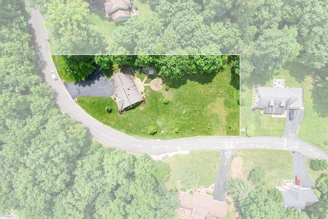 495 Persimmon Dr, North Vernon, IN 47265 - aerial overview of property's location with property boundaries highlighted