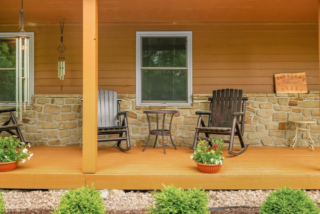 5730 S 50 W, Trafalgar, IN 46181 - view of deck