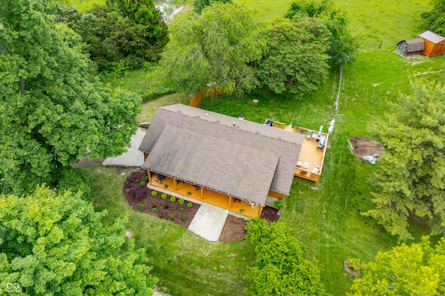 5730 S 50 W, Trafalgar, IN 46181 - view from above of property