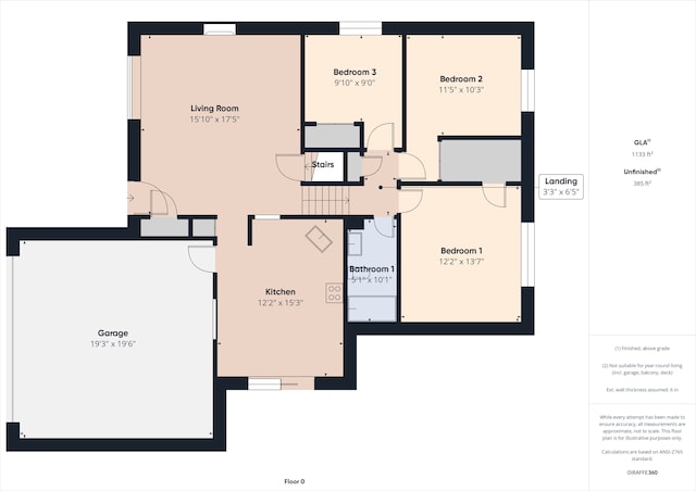 3223 Keystone Lakes Way, Indianapolis, IN 46237 - property floor plan