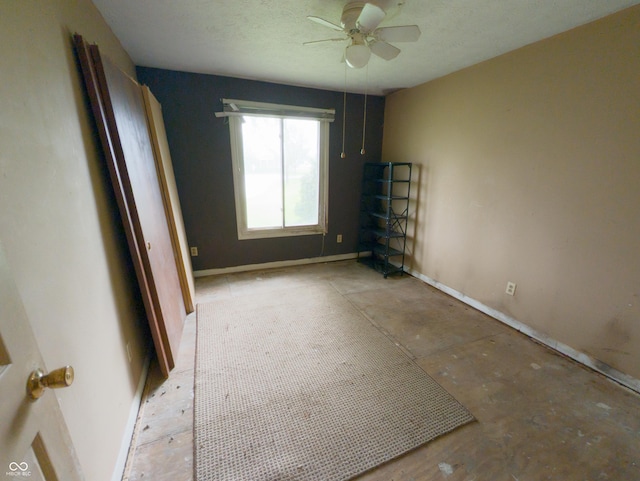 2612 E Michigantown Rd, Frankfort, IN 46041 - empty room with ceiling fan and baseboards