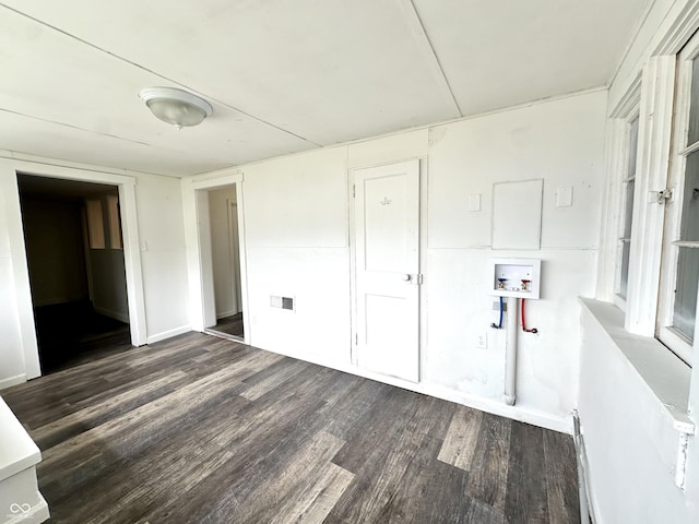 106 S Hancock St, Waynetown, IN 47990 - basement with dark wood-style flooring