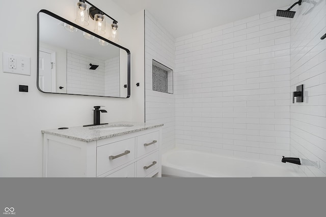 2631 Collier St, Indianapolis, IN 46241 - full bath featuring vanity and shower / tub combination