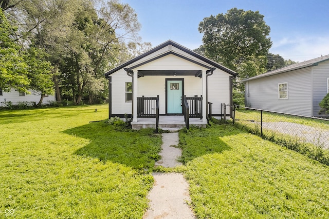 2631 Collier St, Indianapolis, IN 46241 - shotgun-style home with covered porch