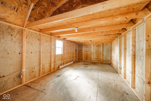 1127 Hickory Ln, New Castle, IN 47362 - storage room featuring a baseboard radiator