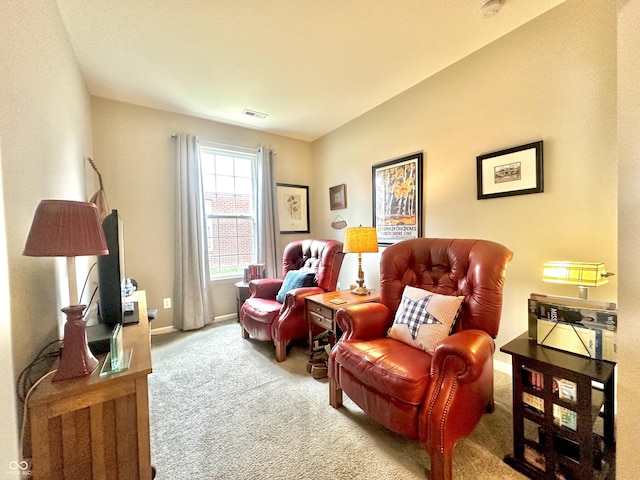 4209 Switchgrass Way, Indianapolis, IN 46237 - sitting room featuring carpet floors and baseboards