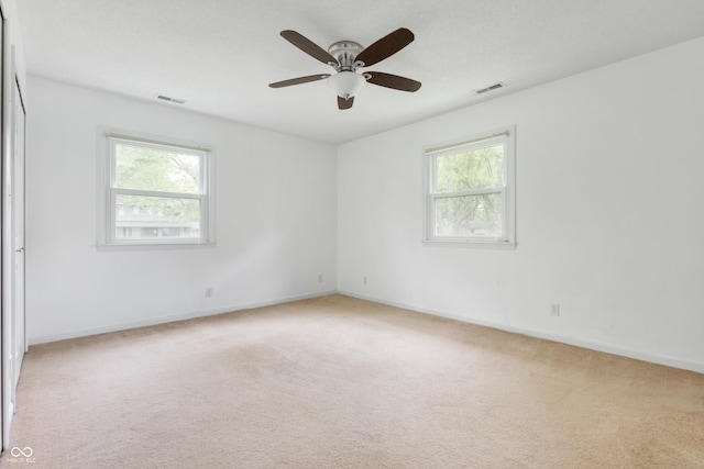 4904 N Tillotson Ave, Muncie, IN 47304 - carpeted spare room featuring baseboards and a ceiling fan