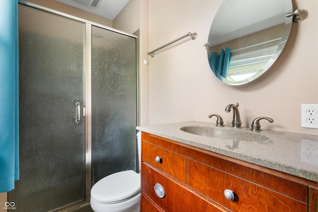 4904 N Tillotson Ave, Muncie, IN 47304 - full bath featuring vanity, a stall shower, and toilet