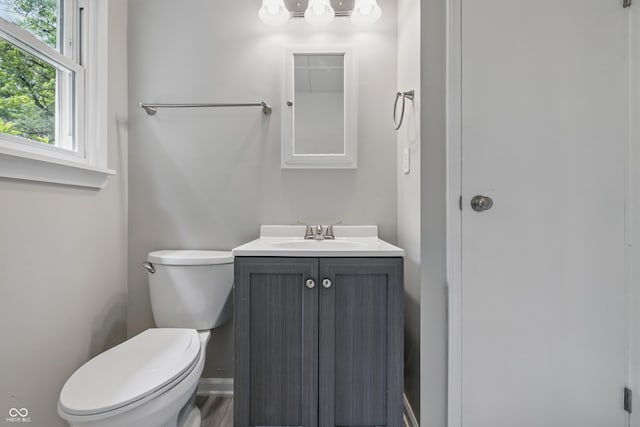 420 Vista Dr, Carmel, IN 46280 - bathroom featuring toilet and vanity