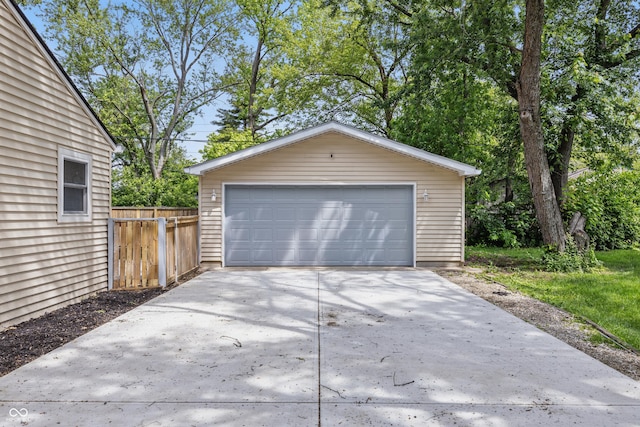 420 Vista Dr, Carmel, IN 46280 - view of detached garage