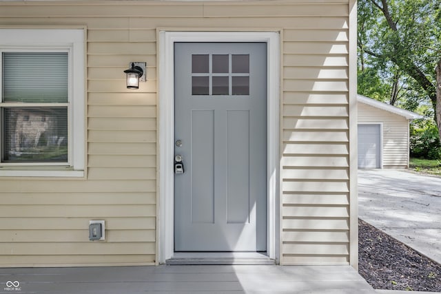 420 Vista Dr, Carmel, IN 46280 - entrance to property with a garage