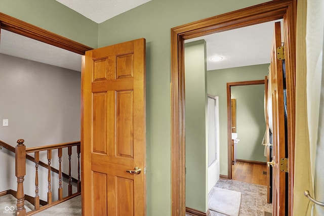 1850 Longest Dr, Franklin, IN 46131 - hallway featuring baseboards