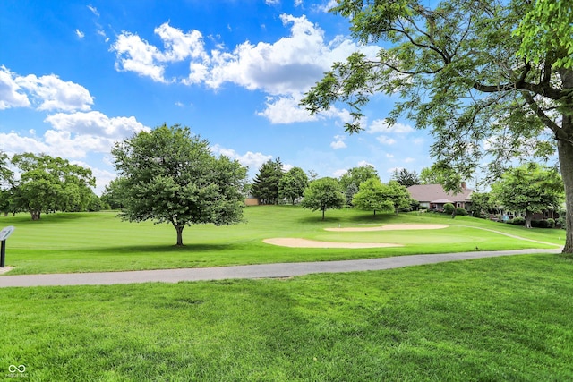 1850 Longest Dr, Franklin, IN 46131 - view of home's community featuring a lawn and golf course view