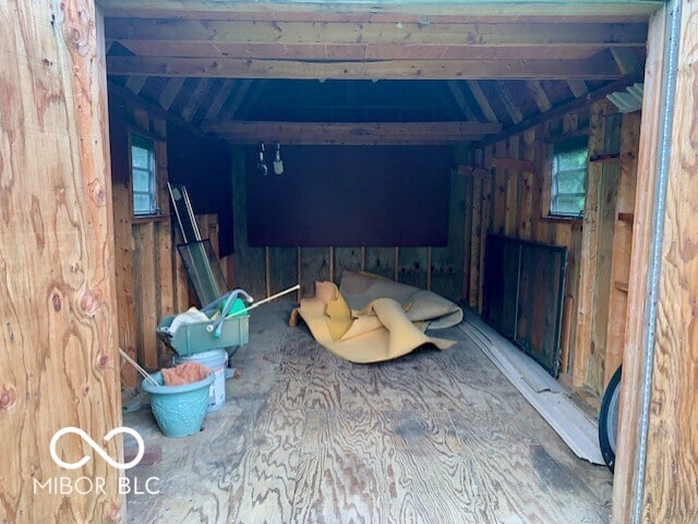 1998 Crescent St, Franklin, IN 46131 - misc room featuring wooden walls