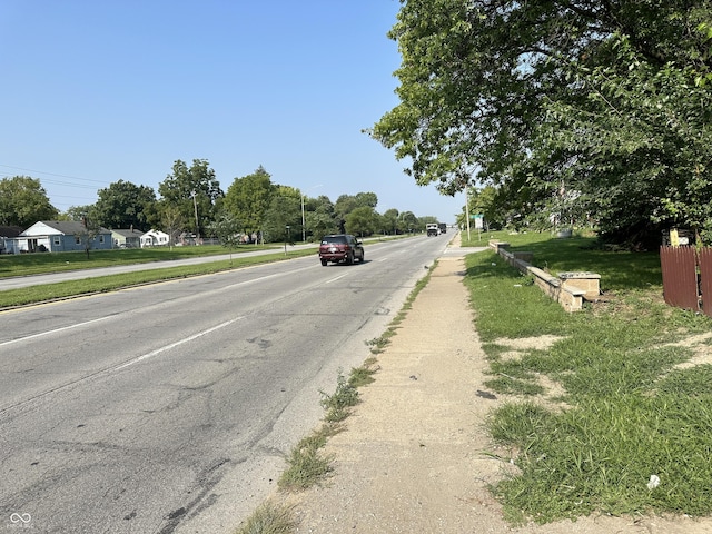 2310 E Raymond St, Indianapolis, IN 46203 - view of asphalt street with street lights and sidewalks