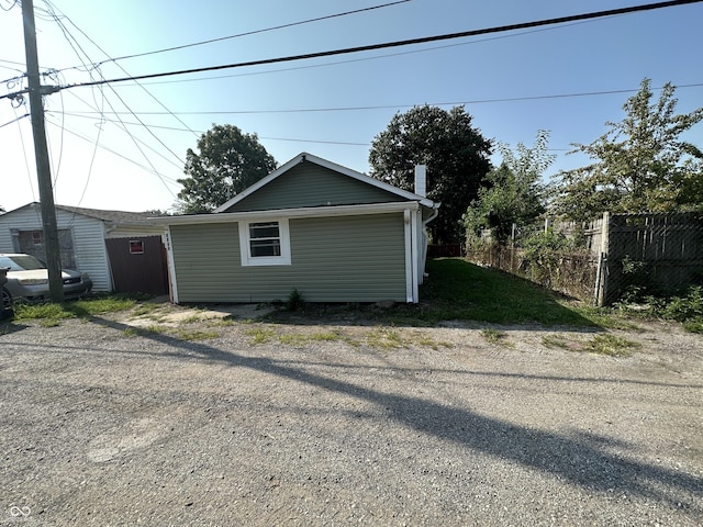 2310 E Raymond St, Indianapolis, IN 46203 - view of garage
