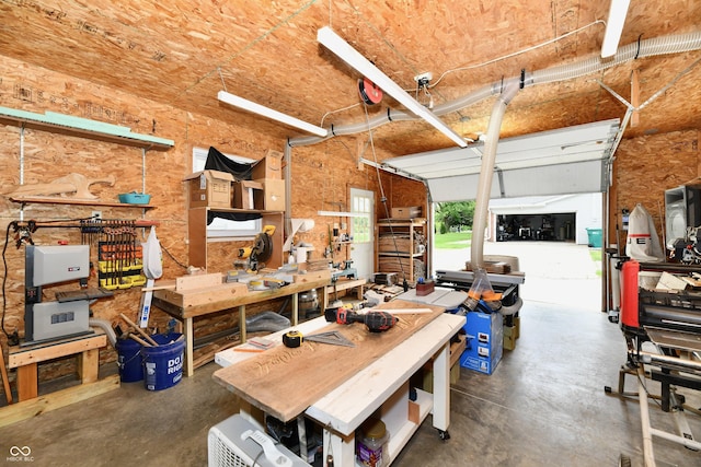 5190 N State Road 213, Windfall, IN 46076 - garage with a workshop area