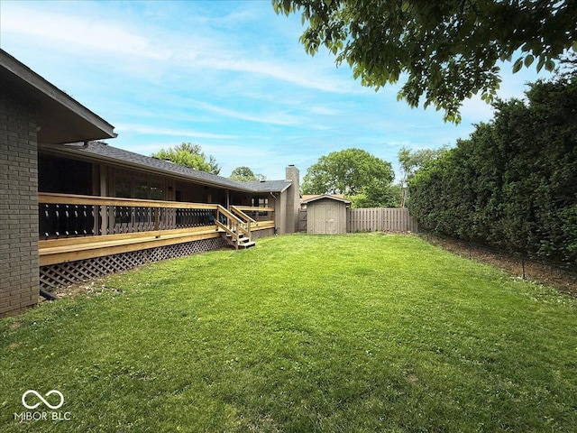 601 Woodbine, Terre Haute, IN 47803 - view of yard with a deck