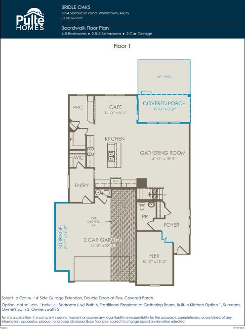 6849 Seabiscuit Rd, Whitestown, IN 46075 - room layout