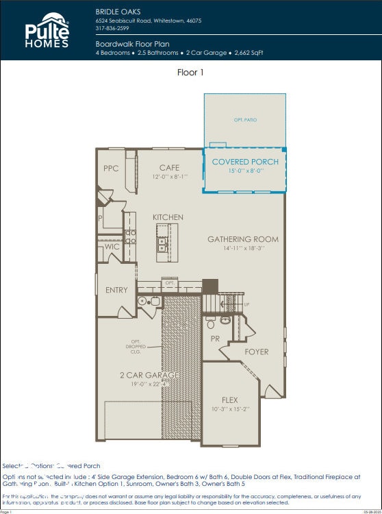 6761 Seabiscuit Rd, Whitestown, IN 46075 - view of room layout